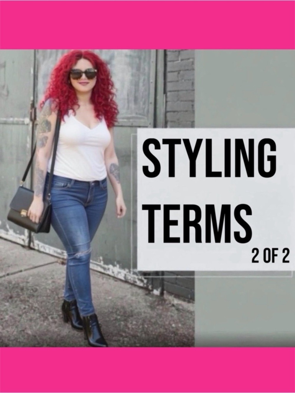 STYLING TERMS & SIZE CHARTS FOR ONLINE SHOPPING (2 of 2)